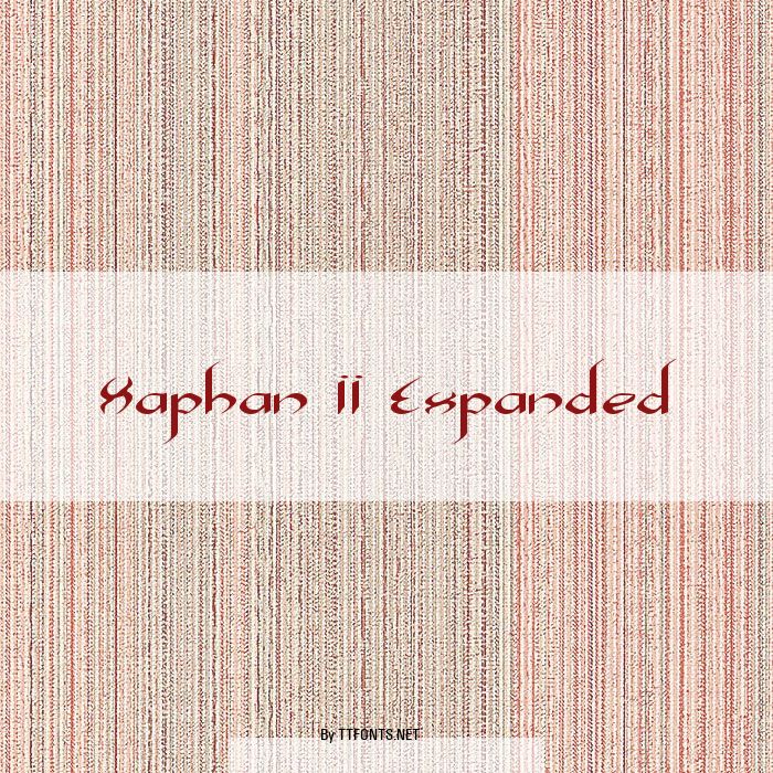 Xaphan II Expanded example